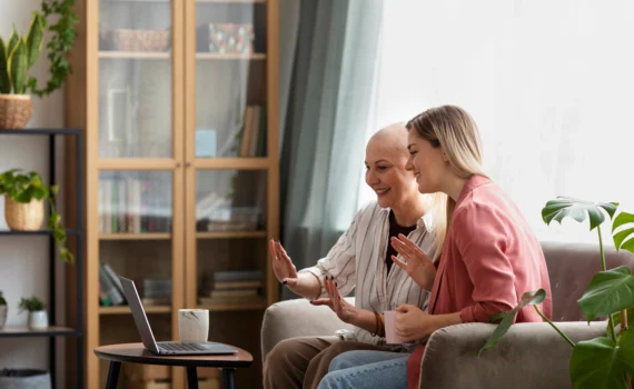 lady getting help with NDIS plan management